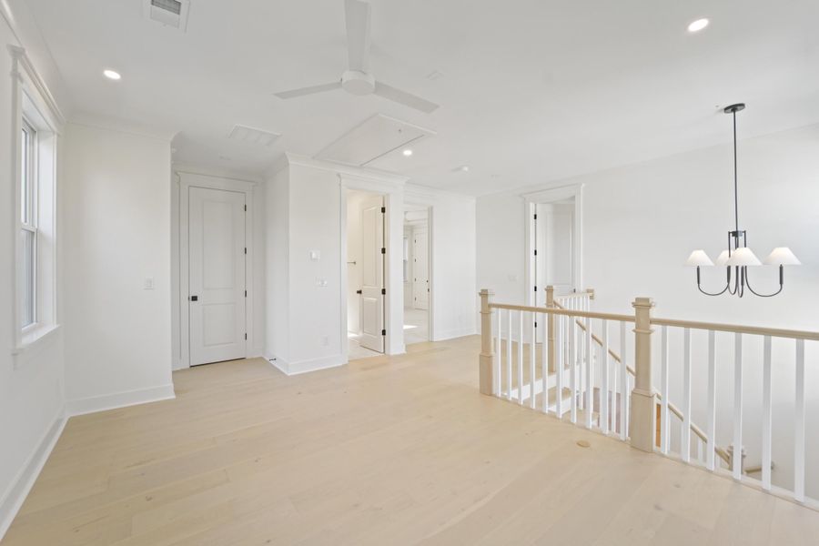 Spacious, unfurnished interior of a new home in , Charleston (Image 51).