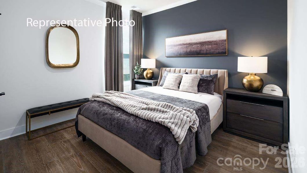 Furnished interior view inside a new home in Sanctuary at Southgate, Indian Trail (Image 39).