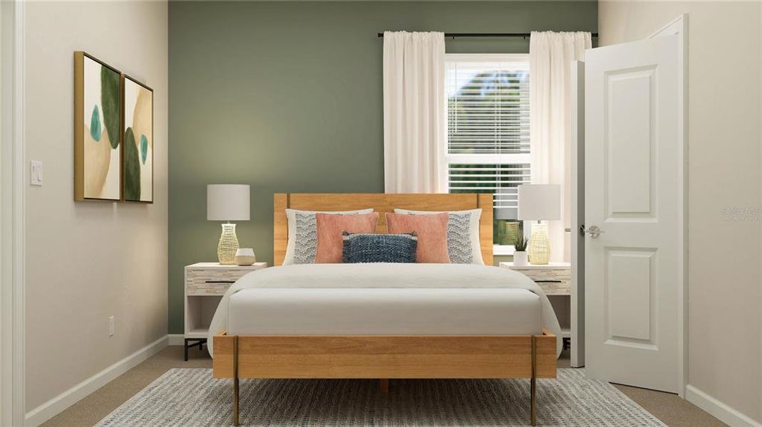 Furnished interior view inside a new home in The Glades at Crossprairie: Cottage Alley Collection, St. Cloud (Image 9). Furnished interior view inside a new home in The Glades at Crossprairie: Cottage Alley Collection, St. Cloud (Image 9).