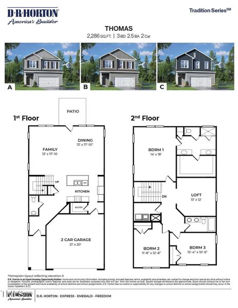 Thomas-Floorplan - Tradition Series