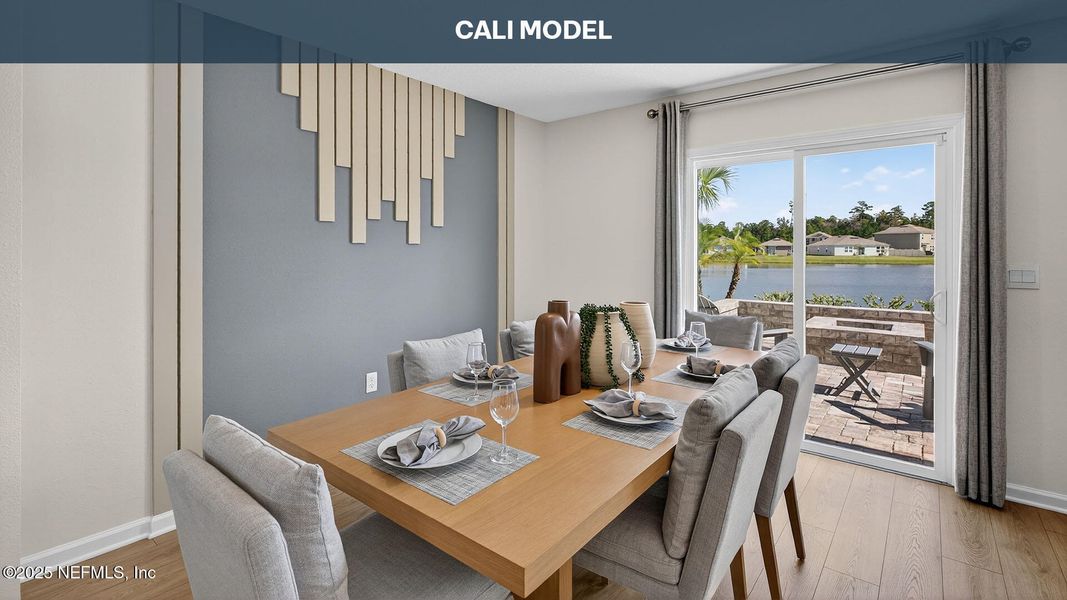 Furnished interior view inside a new home in Copes Landing, Jacksonville (Image 21).