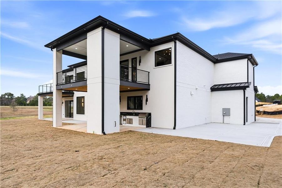 Exterior details and patio area of a home in , Buford (Image 35).