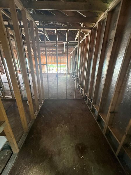 Construction progress - Spacious walk-in closet in the primary. Construction progress - Spacious walk-in closet in the primary.