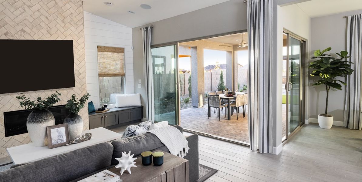Furnished interior view inside a new home in Overlook at The Dells, Prescott (Image 8).