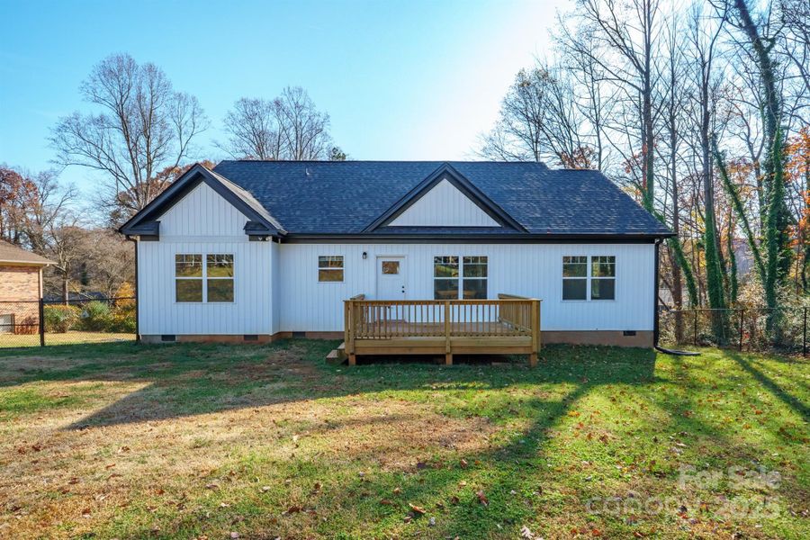 Exterior details and patio area of a home in , Statesville (Image 13).