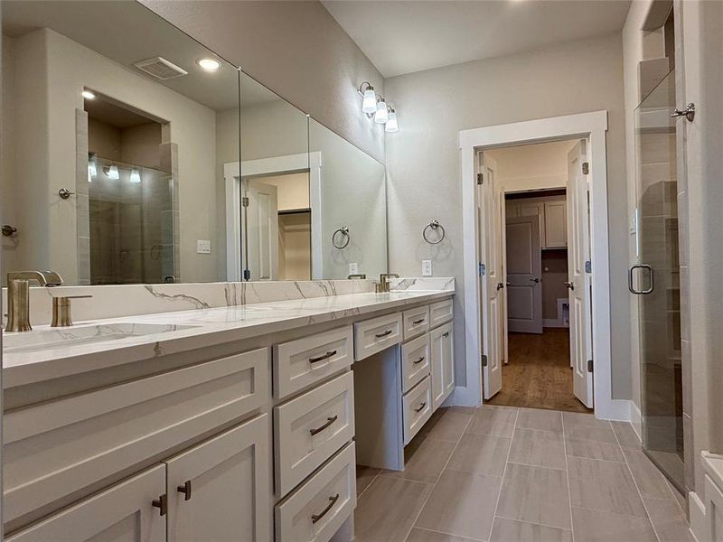 Furnished interior view inside a new home in Ladera at the Reserve, Mansfield (Image 3). Furnished interior view inside a new home in Ladera at the Reserve, Mansfield (Image 3).
