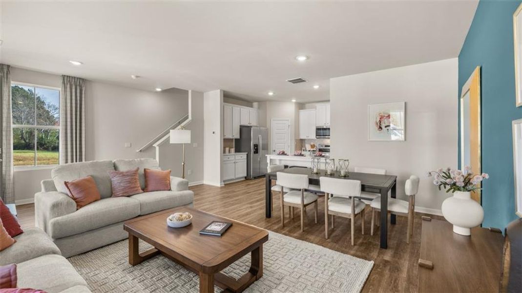 Furnished interior view inside a new home in Brookland Commons, Monroe (Image 16).