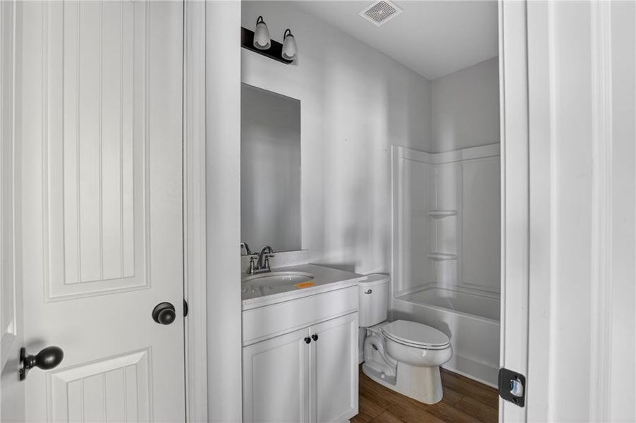 Furnished interior view inside a new home in , Atlanta (Image 10).