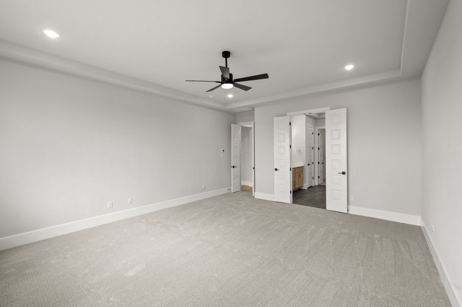 Representative unfurnished interior of a home built from the Aspen by Stonefield Homes in Rio Vista at Kelly Ranch, Aledo (Image 28).