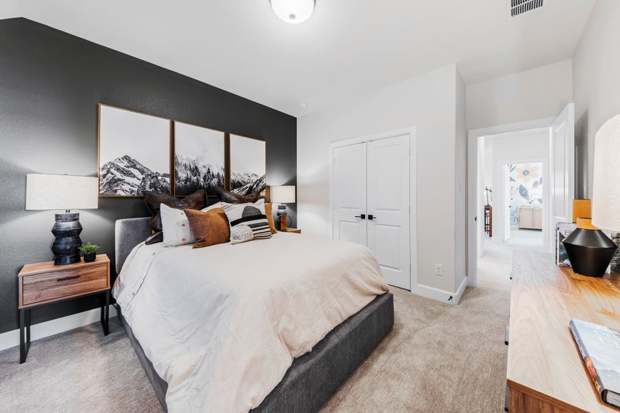 Furnished interior view inside a new home in Valencia on the Lake, Little Elm (Image 11).