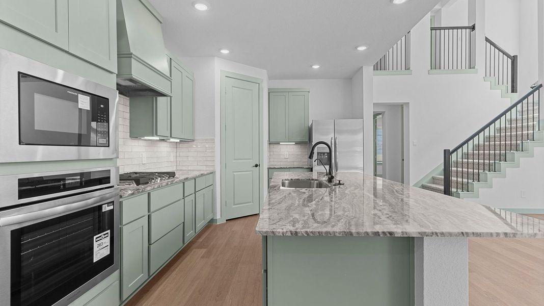 Furnished interior view inside a new home in Westland Ranch 50' Homesites, League City (Image 6).