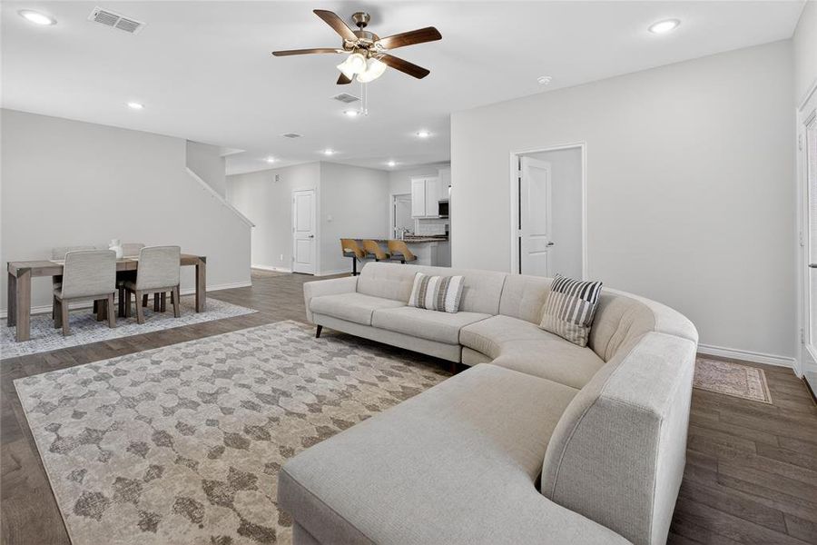 Furnished interior view inside a new home in , Fort Worth (Image 17).