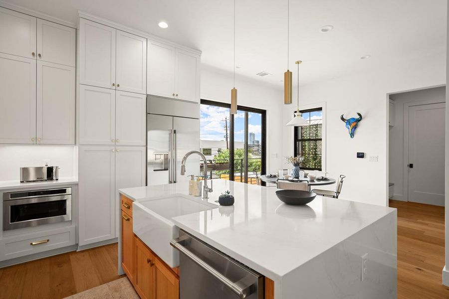 Furnished interior view inside a new home in , Austin (Image 31).