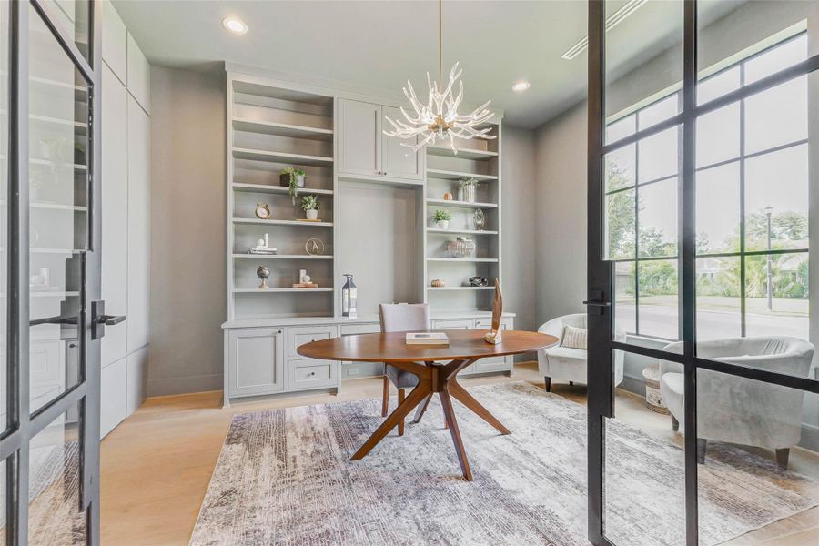 Furnished interior view inside a new home in , Houston (Image 30). Furnished interior view inside a new home in , Houston (Image 30).