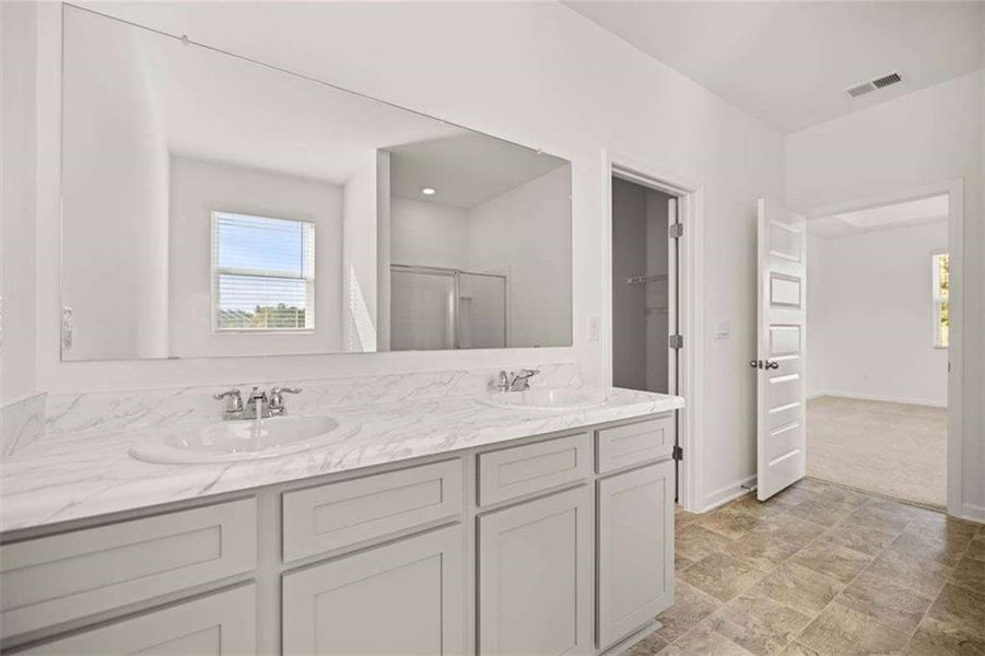 Furnished interior view inside a new home in Preserve at Dove Creek, Statham (Image 9).