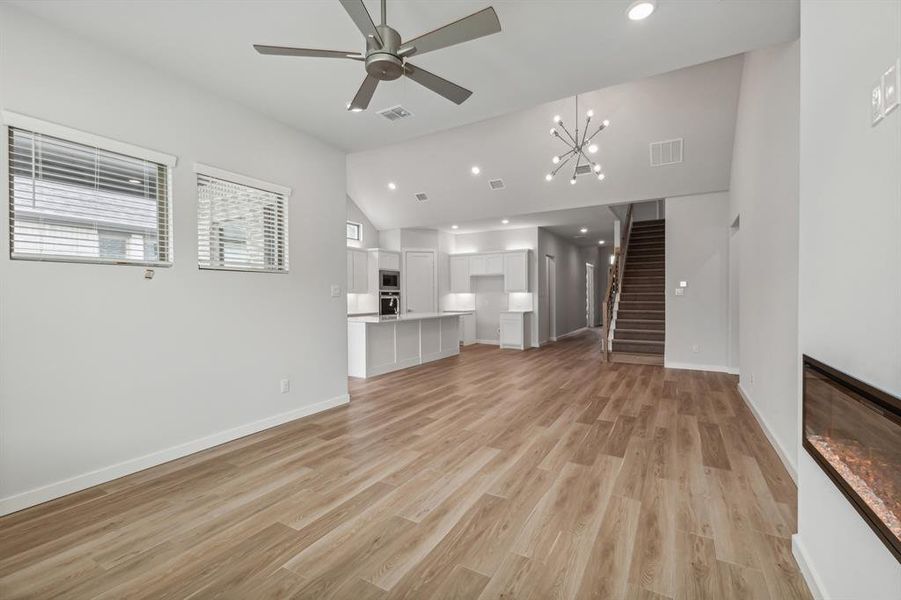 Living Room in the Matisse home plan by Trophy Signature Homes – REPRESENTATIVE PHOTO