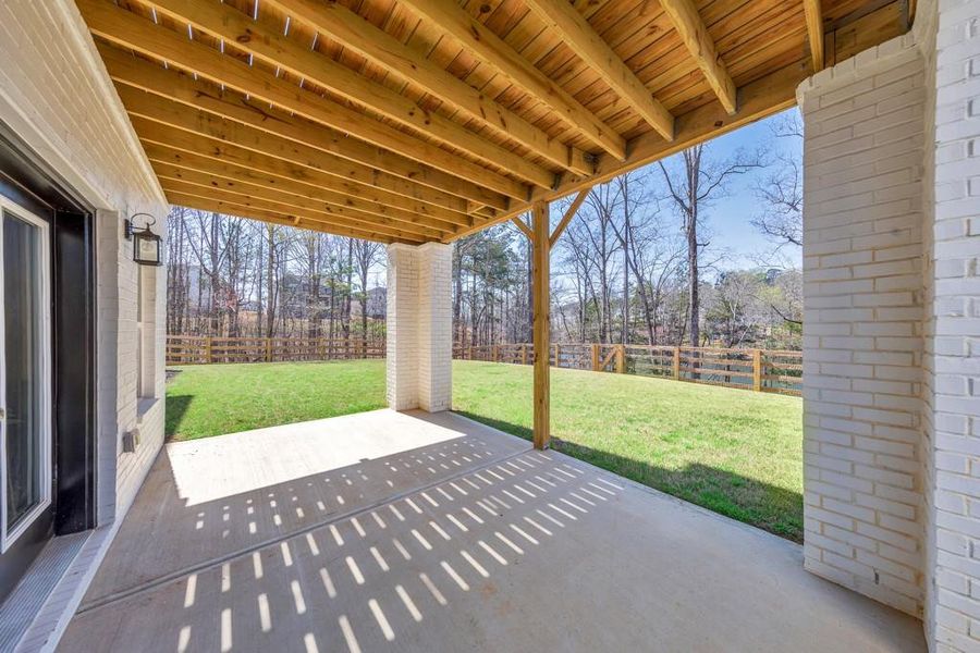 Exterior details and patio area of a home in , Woodstock (Image 37).