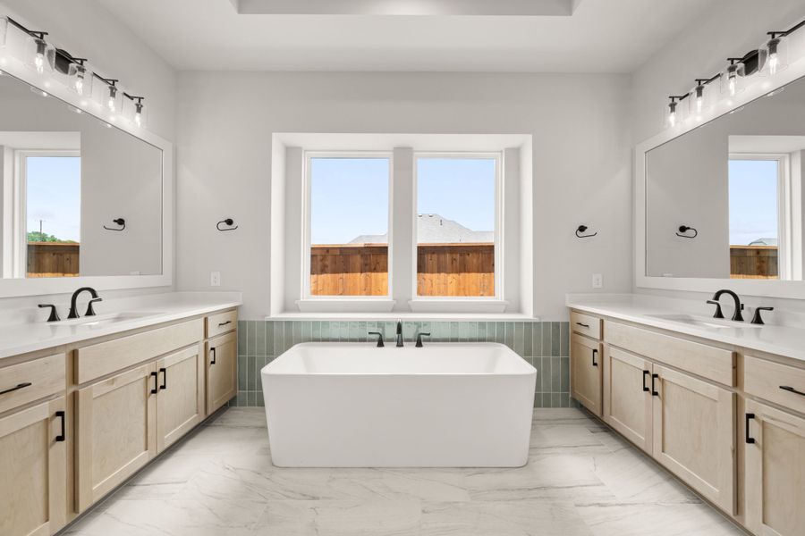 Furnished interior view inside a new home in Rio Vista at Kelly Ranch, Aledo (Image 14). Furnished interior view inside a new home in Rio Vista at Kelly Ranch, Aledo (Image 14).