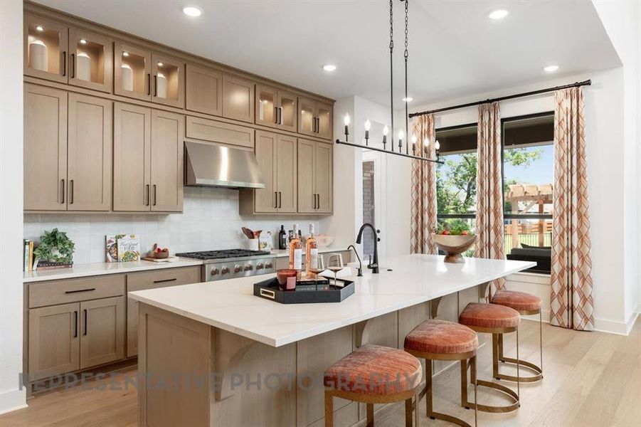 Furnished interior view inside a new home in Mosaic: 60ft. lots, Celina (Image 24).