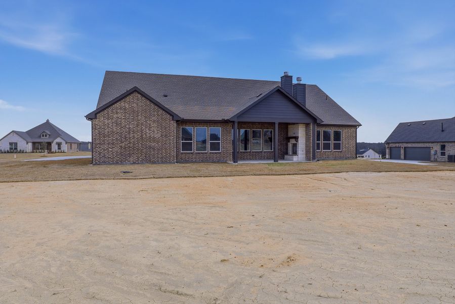 Exterior details and patio area of a home in Creekview Addition, Van Alstyne (Image 22). Exterior details and patio area of a home in Creekview Addition, Van Alstyne (Image 22).