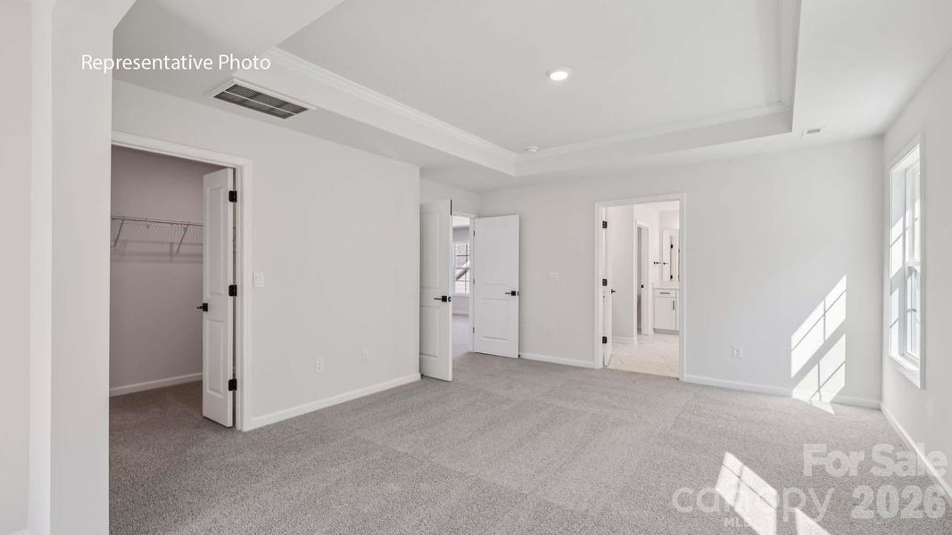 Spacious, unfurnished interior of a new home in Sanctuary at Southgate, Indian Trail (Image 17).