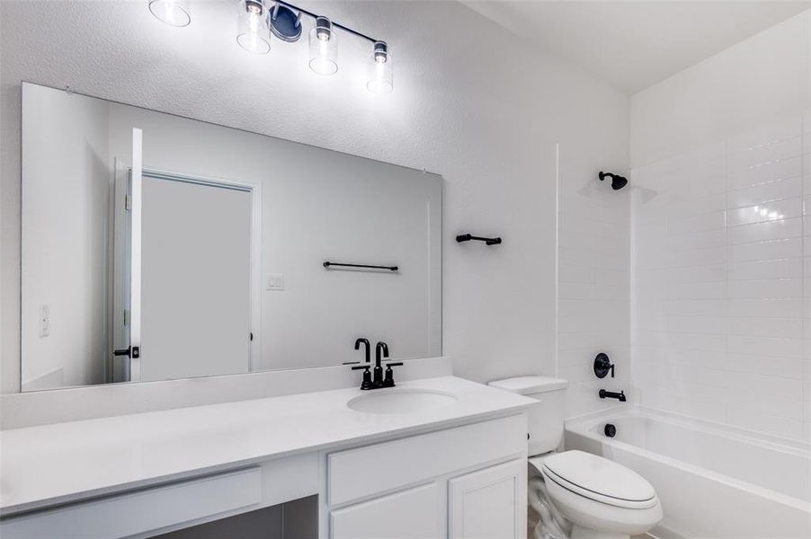 Furnished interior view inside a new home in Sierra Vista at Kelly Ranch, Aledo (Image 4).