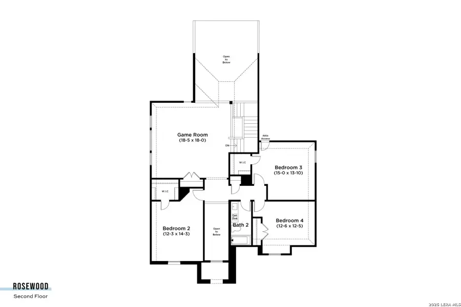 2D floor plan layout of this home in Piedmont, San Antonio, TX (Image 19).