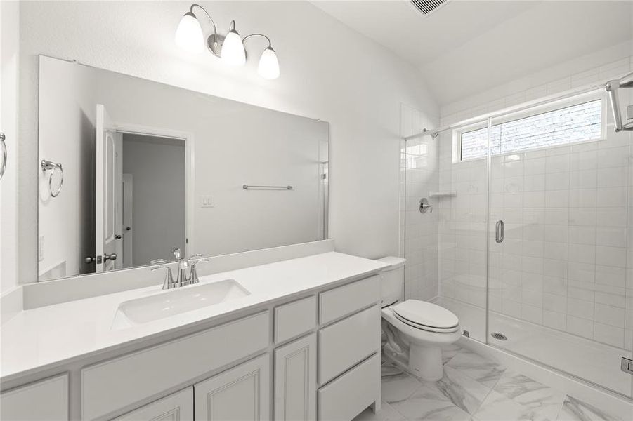 Furnished interior view inside a new home in Creekview Meadows, Pilot Point (Image 3).