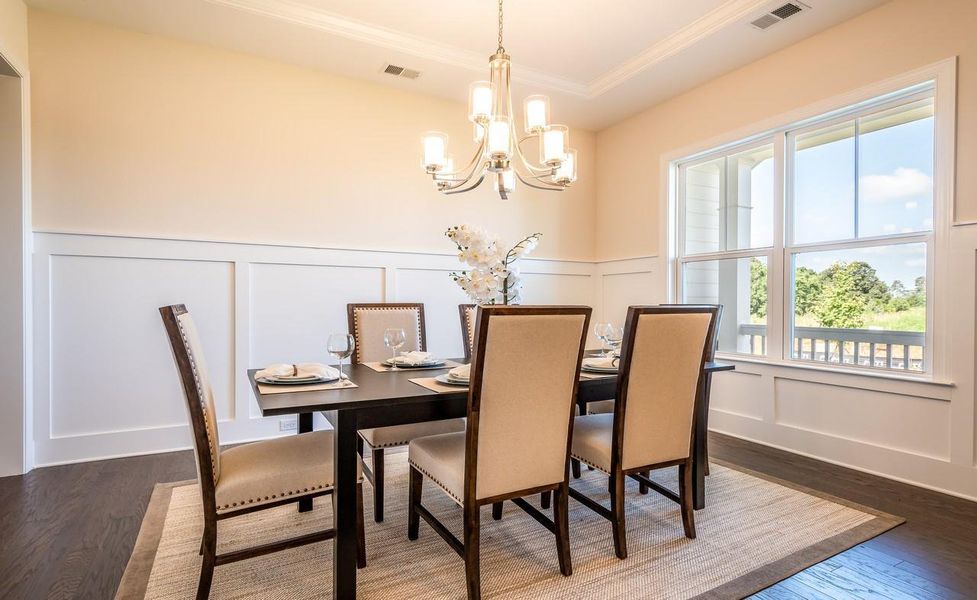 Representative furnished interior of a home built from the Columbia by Greybrook Homes in Shepherds Trace, Clover (Image 20).