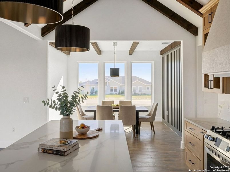 Furnished interior view inside a new home in , Floresville (Image 28).