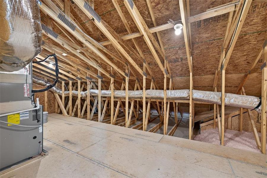 In-progress construction of a new home in , Flowery Branch, GA (Image 74).