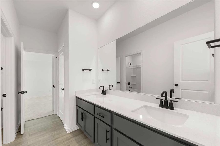 Furnished interior view inside a new home in Coyote Meadows 50s, Anna (Image 13). Furnished interior view inside a new home in Coyote Meadows 50s, Anna (Image 13).