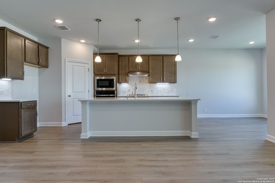 Furnished interior view inside a new home in Enclave at Hennersby Hollow 50's, San Antonio (Image 13). Furnished interior view inside a new home in Enclave at Hennersby Hollow 50's, San Antonio (Image 13).