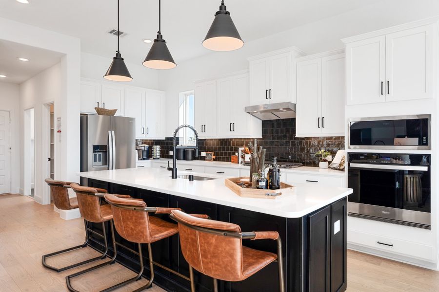 Furnished interior view inside a new home in Valencia on the Lake, Little Elm (Image 5).