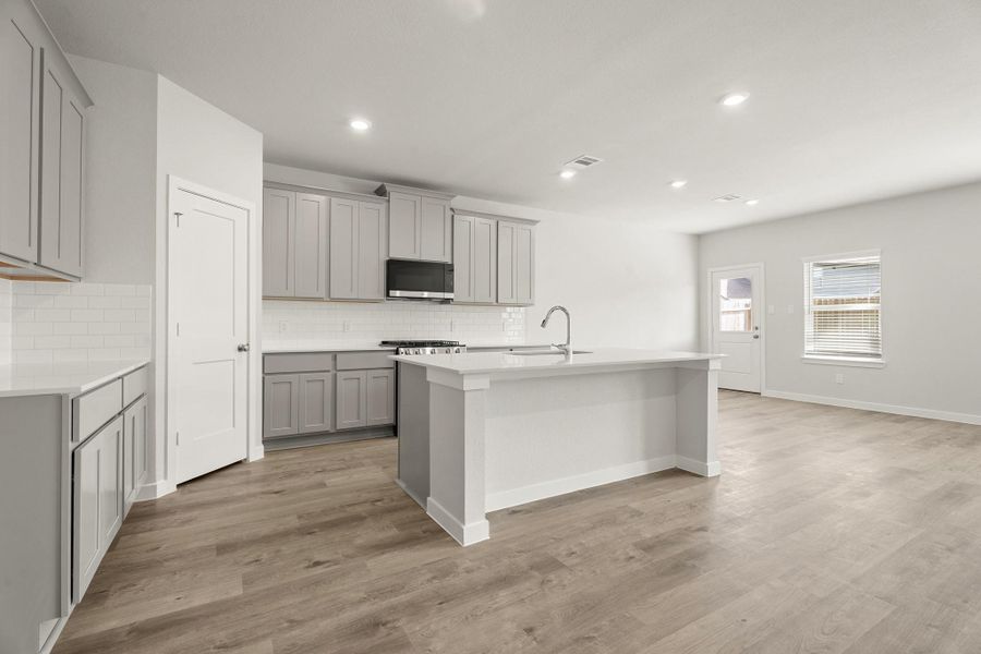 Furnished interior view inside a new home in Trails at Woodhaven, La Marque (Image 4).