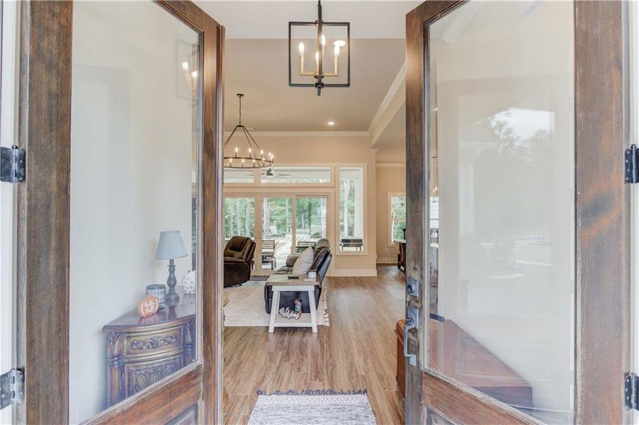 Furnished interior view inside a new home in , Social Circle (Image 13). Furnished interior view inside a new home in , Social Circle (Image 13).