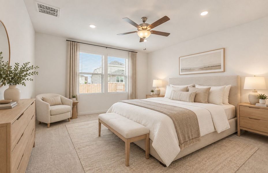 Representative furnished interior of a home built from the Gustine by Centex in Sonterra, Jarrell (Image 5).
