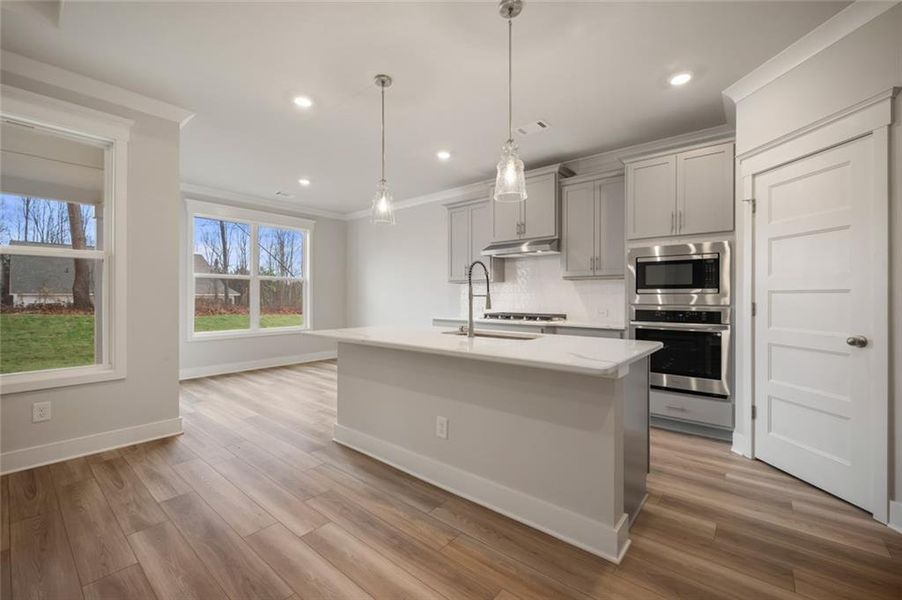 Furnished interior view inside a new home in Ponderosa Farms Reserve, Gainesville (Image 9).