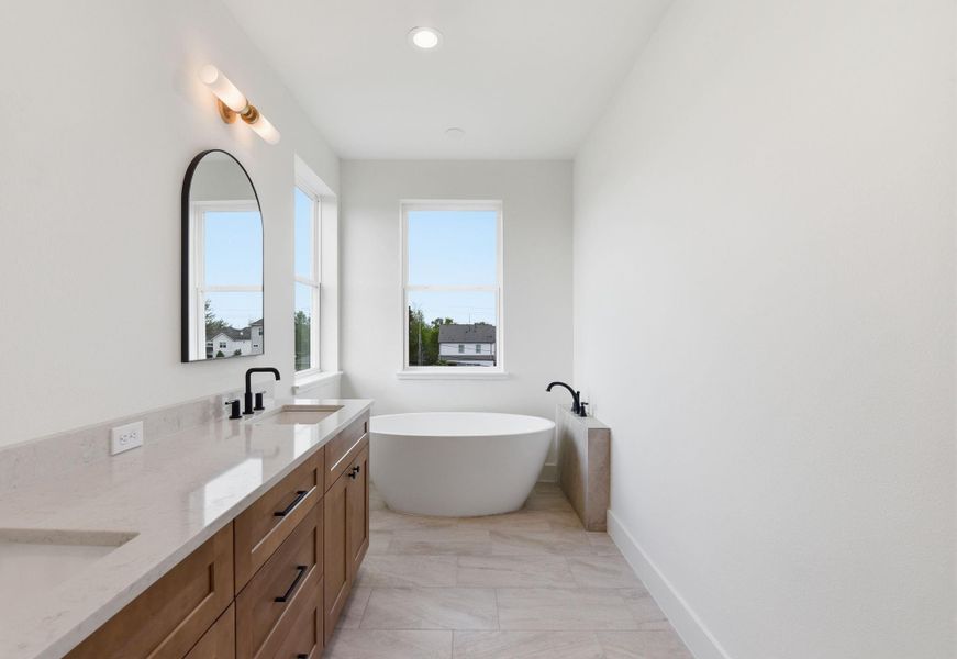 Furnished interior view inside a new home in , Houston (Image 15).