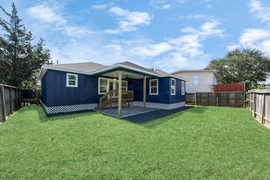 This spacious backyard is a blank canvas for outdoor living—add a dining set, string lights, garden beds, or even a fire pit to make it your own. The fully fenced layout is perfect for dogs to run and play freely, while still offering plenty of room for entertaining, relaxing, or creating your dream outdoor escape. This spacious backyard is a blank canvas for outdoor living—add a dining set, string lights, garden beds, or even a fire pit to make it your own. The fully fenced layout is perfect for dogs to run and play freely, while still offering plenty of room for entertaining, relaxing, or creating your dream outdoor escape.