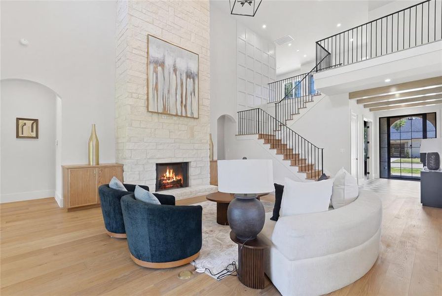 Furnished interior view inside a new home in , Dallas (Image 12).