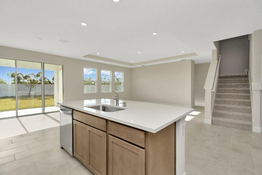 Furnished interior view inside a new home in Mangrove Manor, Apollo Beach (Image 14).