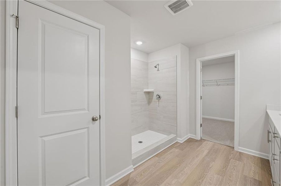 Furnished interior view inside a new home in Parkside at Grayson, Grayson (Image 12).