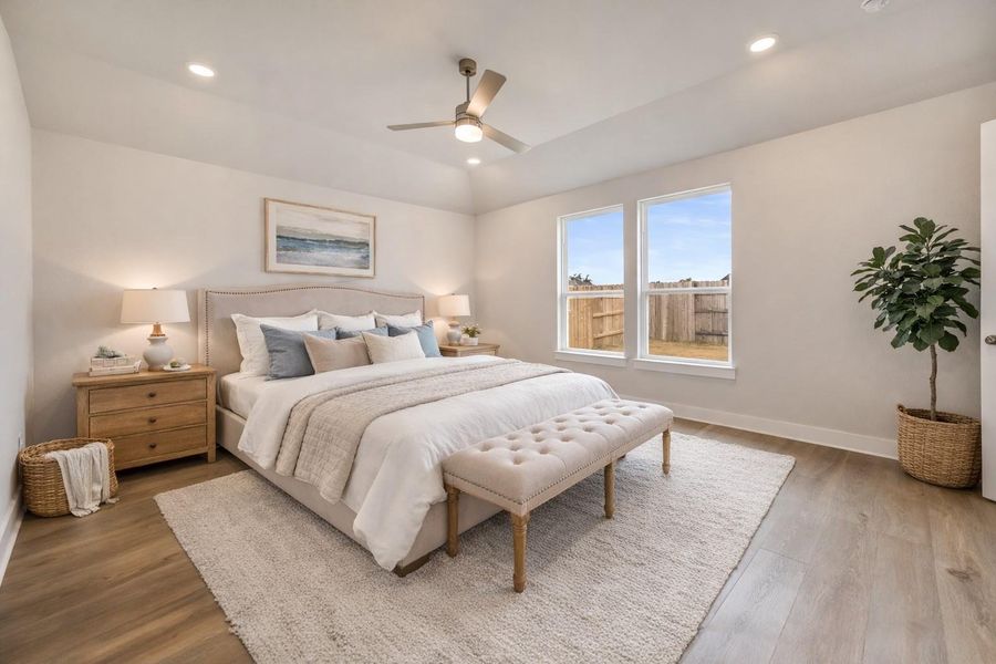 *Virtually Staged Primary Bed*