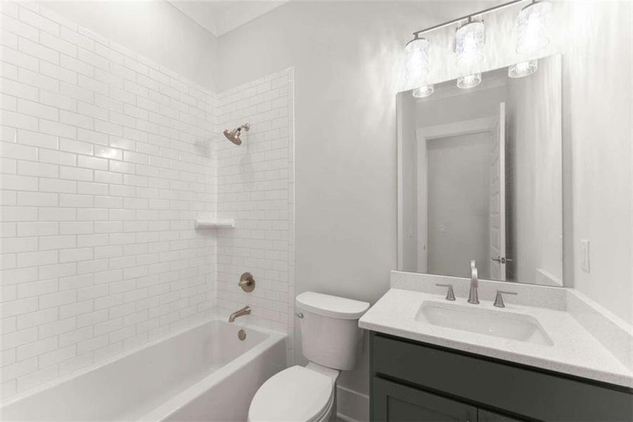Furnished interior view inside a new home in , Clarkesville (Image 15).