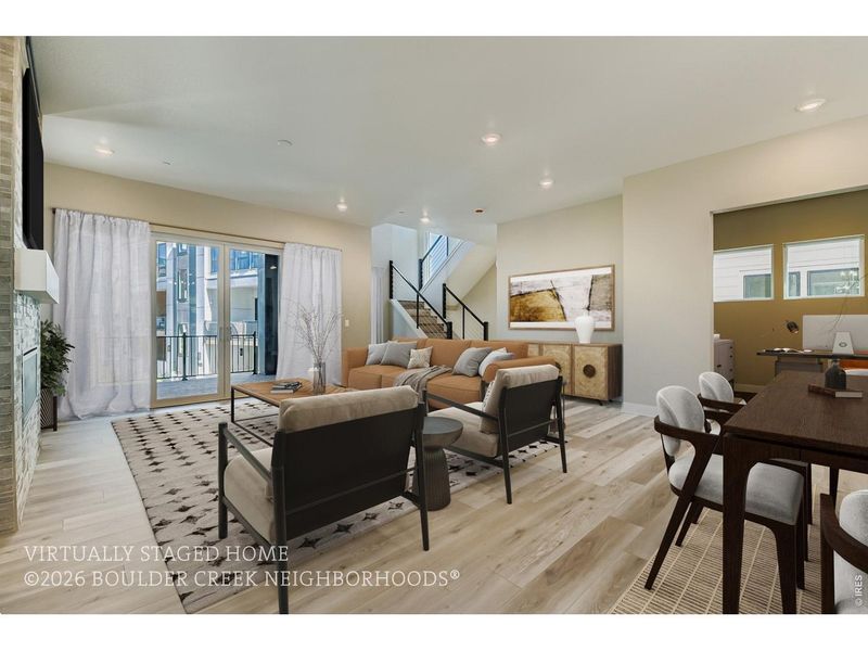 Furnished interior view inside a new home in Baseline, Broomfield (Image 11).