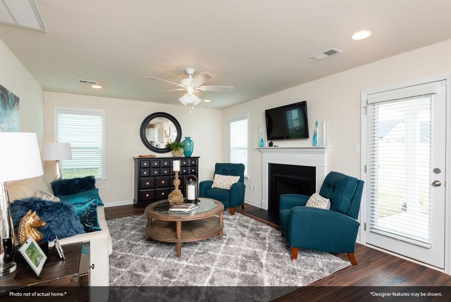Furnished interior view inside a new home in Cambridge Reserve, Angier (Image 6).