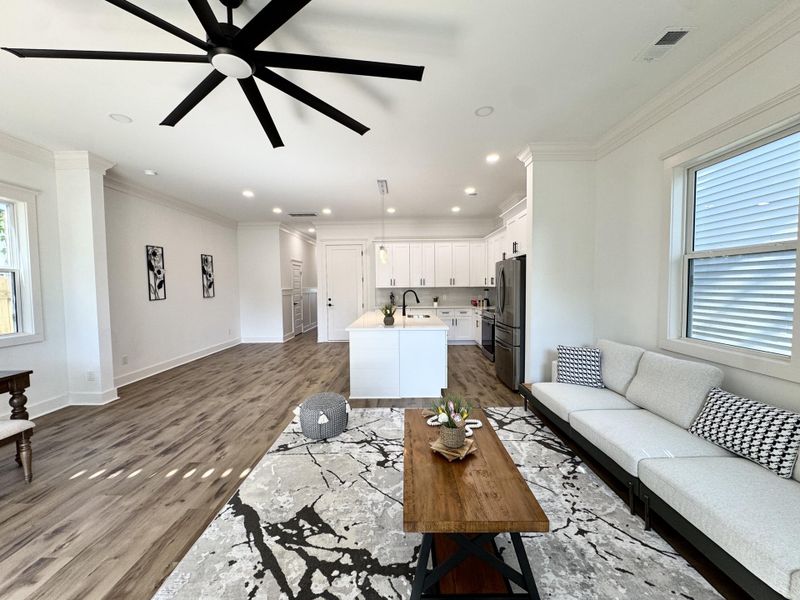 Furnished interior view inside a new home in , North Charleston (Image 13).