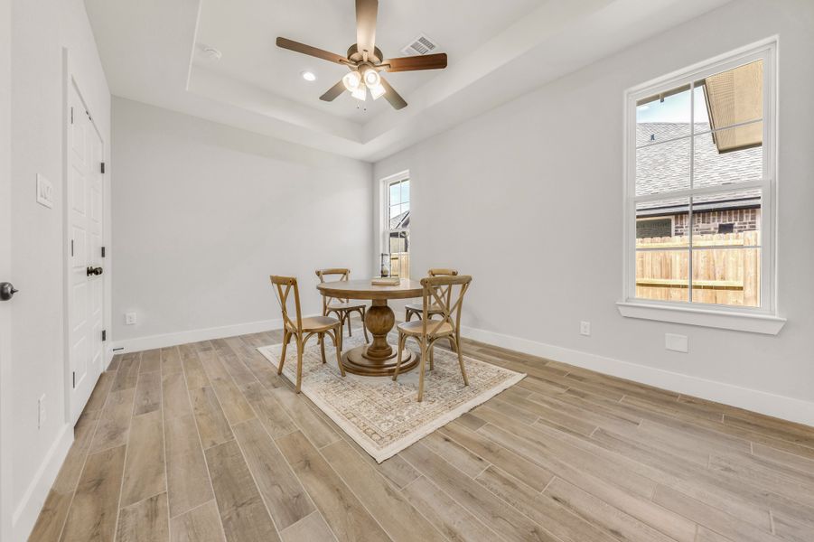 Representative furnished interior of a home built from the The Maggie by Reece Homes in Harvest Meadows, Bryan (Image 50).