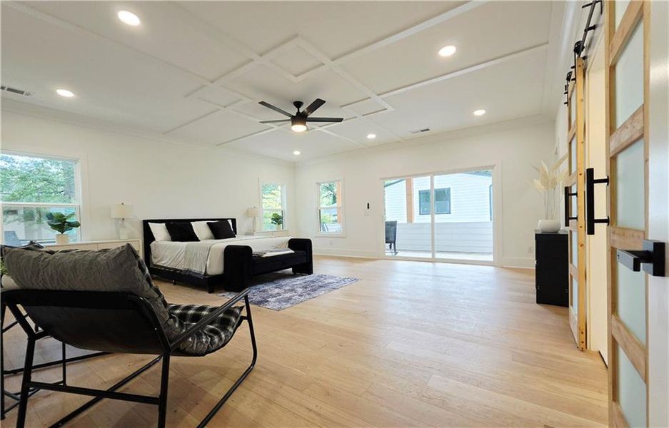 Furnished interior view inside a new home in , Atlanta (Image 49).